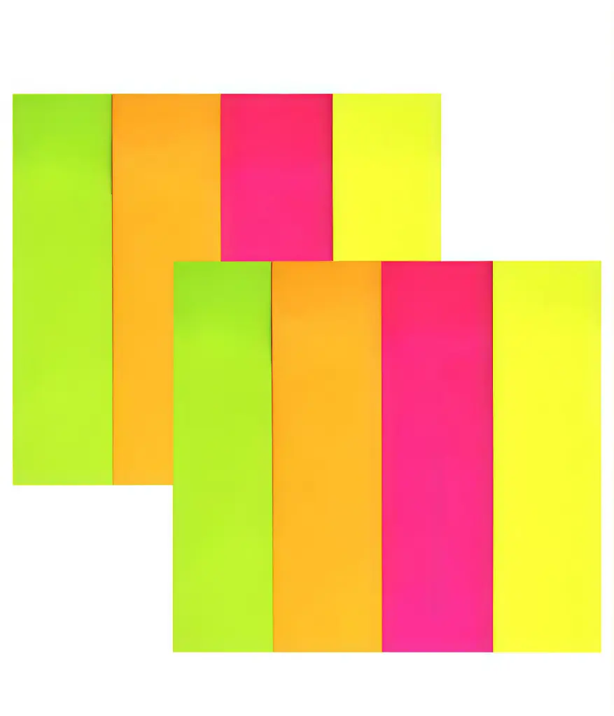 Sticky notes 4 shades 19*75 mm per piece 