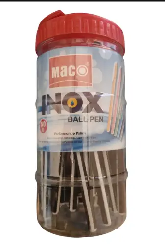 Inox black ball pen 50pcs box 